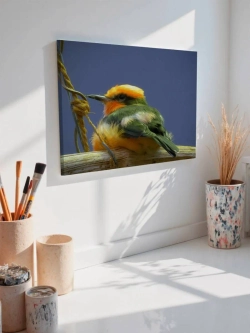 Картина на стену 40 X 50 Цветная птица