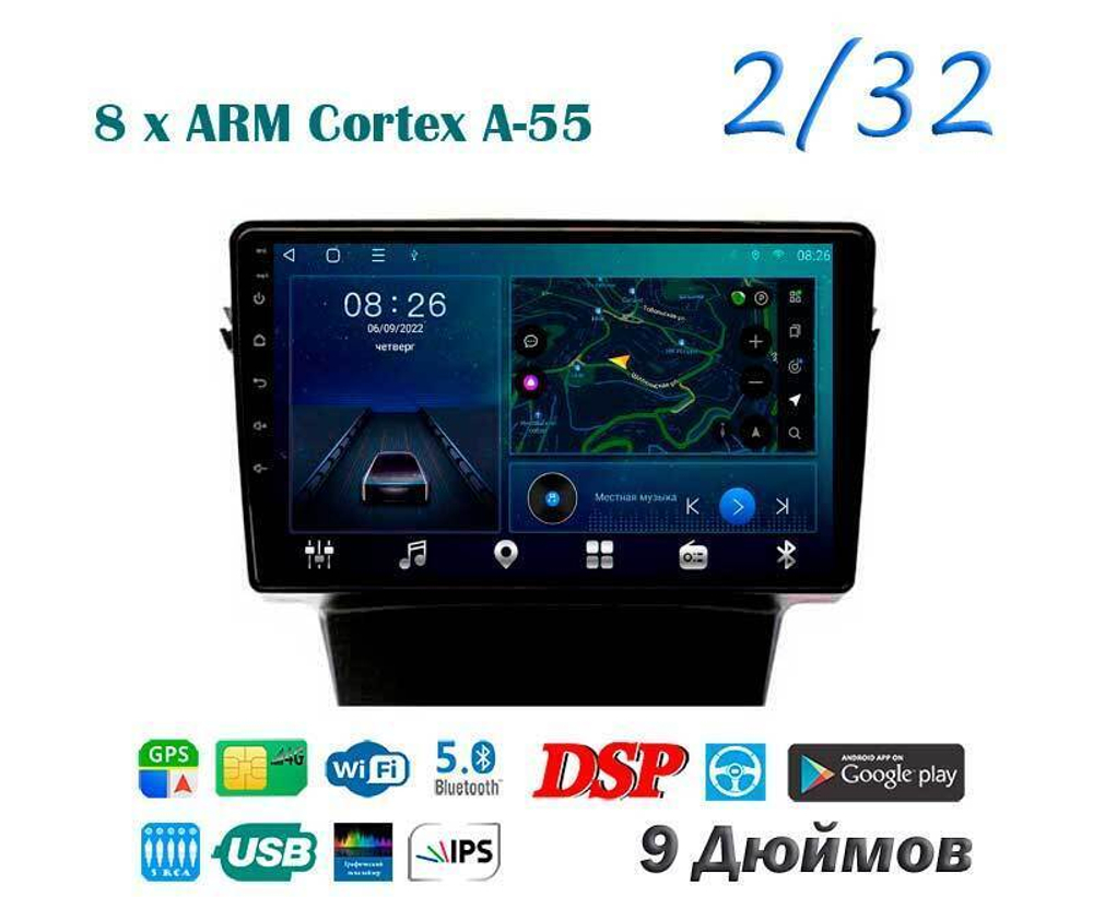 Topway TS18 2+32GB 8 ядер для SsangYong Actyon 2013-2020