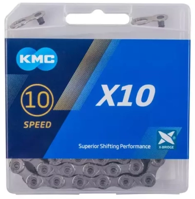 Цепь 5-303572 (5-300868) 1/2х11/128 114зв. Х-10 Grey с замком в коробке 10скор. в пластик. коробке