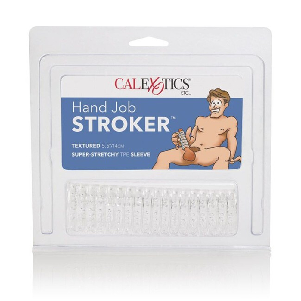 Мастурбатор с "усиками" Hand Job Stroker (Цвет: прозрачный)