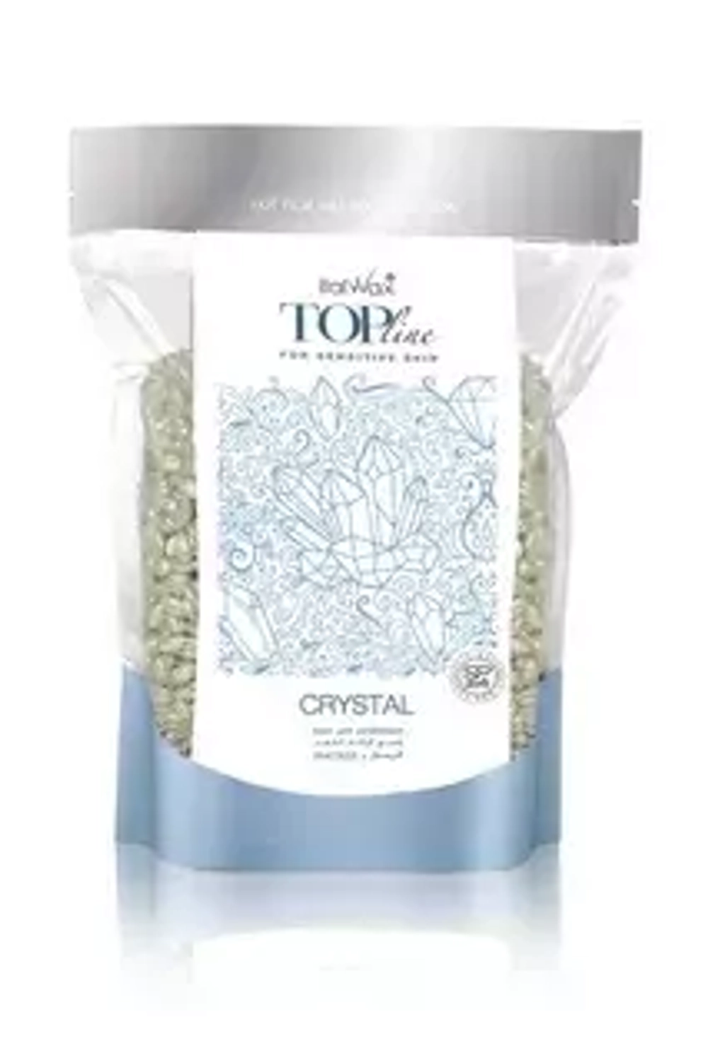 Воск горячий (пленочный)  ITALWAX Top Line Crystal (Кристалл)  гранулы 750 гр*10