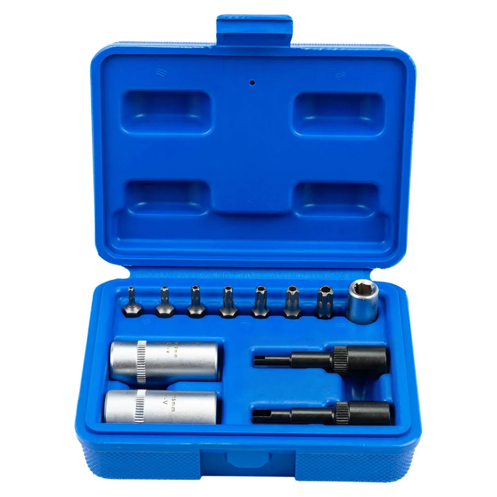 Набор для обслуживания кондиционеров а/м 1/4''12пр., в кейсе RockForce##Rock FORCE RF-4061112