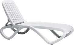 Шезлонг Tropico белый