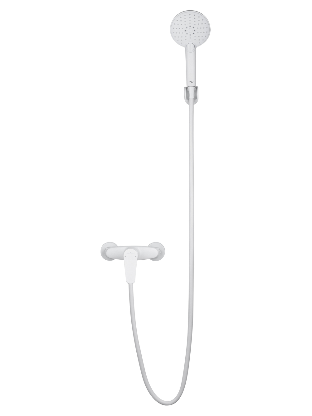 Смеситель для душа WONZON & WOGHAND ALFA, Белый матовый (WW-AE3102-MW)