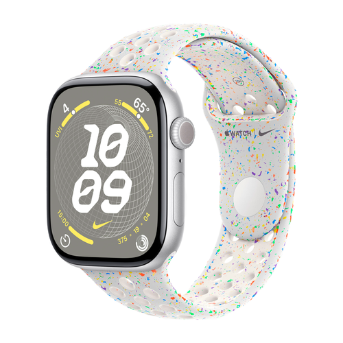 Умные часы Apple Watch Series 10 GPS, 46mm, Silver Aluminium Case with Nike Sport Band M/L, Pure Platinum (Чистая платина) MWX03/MYL53