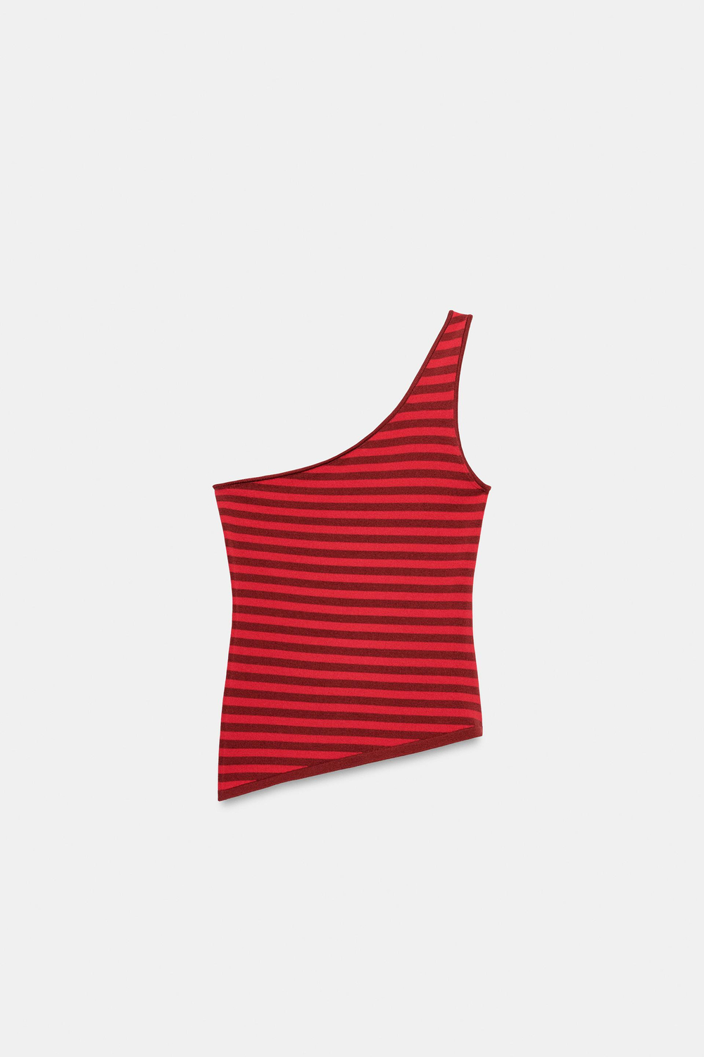 ZARA ТОП В ПОЛОСКУ АСИММЕТРИЧНОГО КРОЯ, ПОЛОСКИ