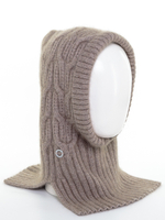 Капор Клеома из пряжи енота