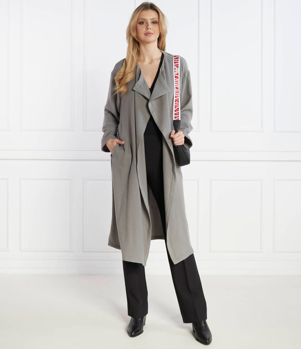 Wełniany płaszcz Emporio Armani - серый(H3NL2A C9926)