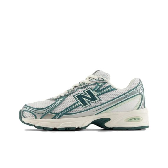 New Balance NB 740 Беговые кроссовки Низкие Бело-зеленые Унисекс