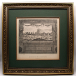 "Донской монастырь". 1886г. - редкая фото-гравюра