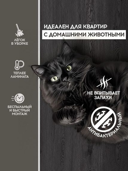 SPC ламинат I-Floors Basic - Дуб Чёрный (4.2 мм 2.06)