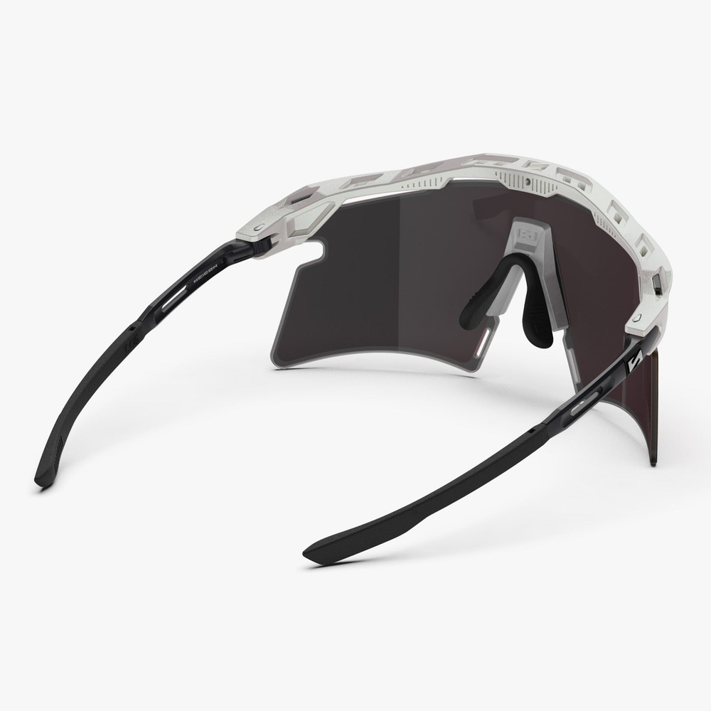 Спортивные очки c диоптриями Scicon Aeroshade 2.0 Titanium Sunglasses White Matt Multi Mirror Sunburst + Pink