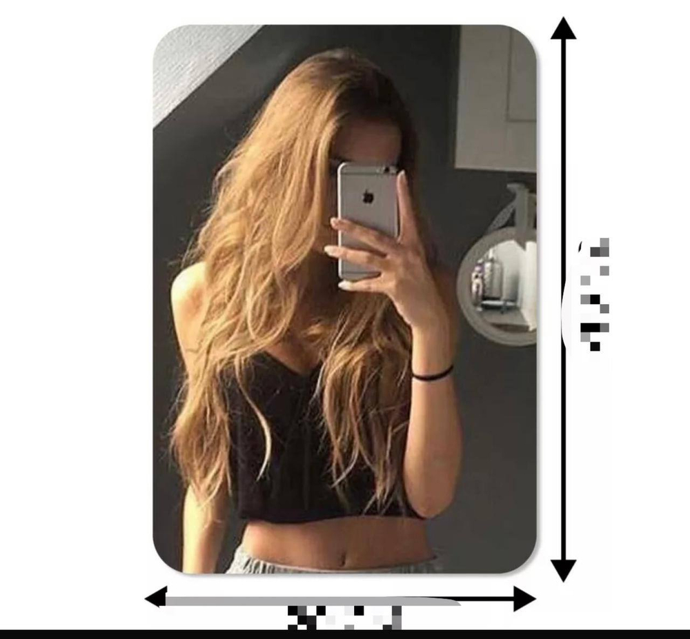 Зеркало с самоклеящейся основой