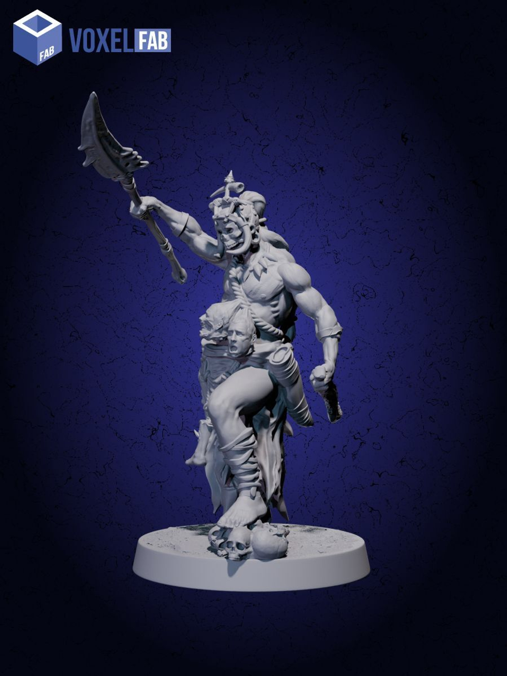 Кровавые охотники Набор для настольных игр ДнД (DnD),Pathfinder, НРИ. Масштаб 32 мм (1:56). Миниатюр;