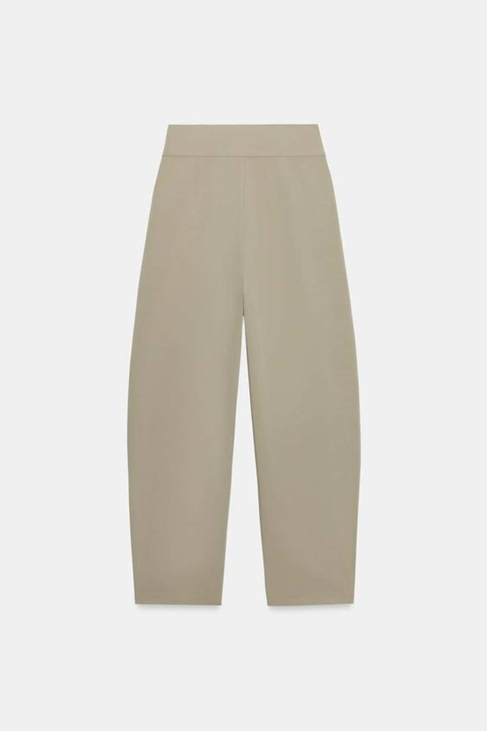 ZARA БРЮКИ BALLOON С ЗАЩИПАМИ, МЯГКИЙ ЗЕЛЕНЫЙ