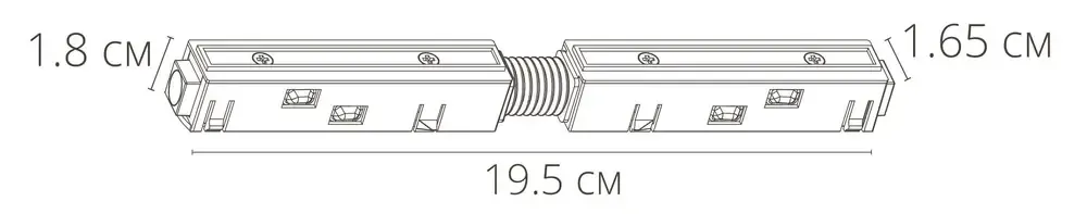 Коннектор для магнитного шинопровода Arte Lamp