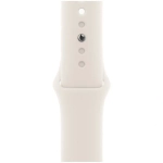 Умные часы Apple Watch SE 2024, 40 мм, алюминий цвета "Сияющая звезда", Starlight Sport Band, S/M (MXEF3)