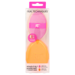 Real Techniques, Пуховик Miracle 2-in-1 с дорожным футляром, набор из 2 предметов