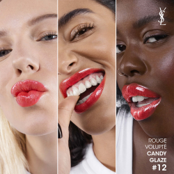 Yves Saint Laurent Loveshine Candy Glaze - Увлажняющий блеск для губ для женщин 12 Coral Excitement, 3 g