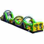 Коммерческая надувная полоса препятствий «Индастриал», 25×3×4 м