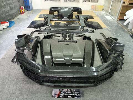 Широкий кованый карбоновый обвес для Mercedes-Benz G-Class W463A/W464 2018+ Мерседес Гелик гелентваген