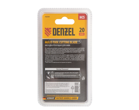 Насадка для МФИ режущая пазовая прямая, HCS, по дереву, 20 х 1.4 мм, мелкий зуб Denzel 782309