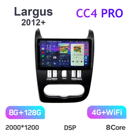 Teyes CC4 Pro 9" для Lada Largus 2012+