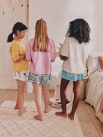 Пижама для девочки Next AC5-509, 3 шт., Розовый, Голубой, Молочный