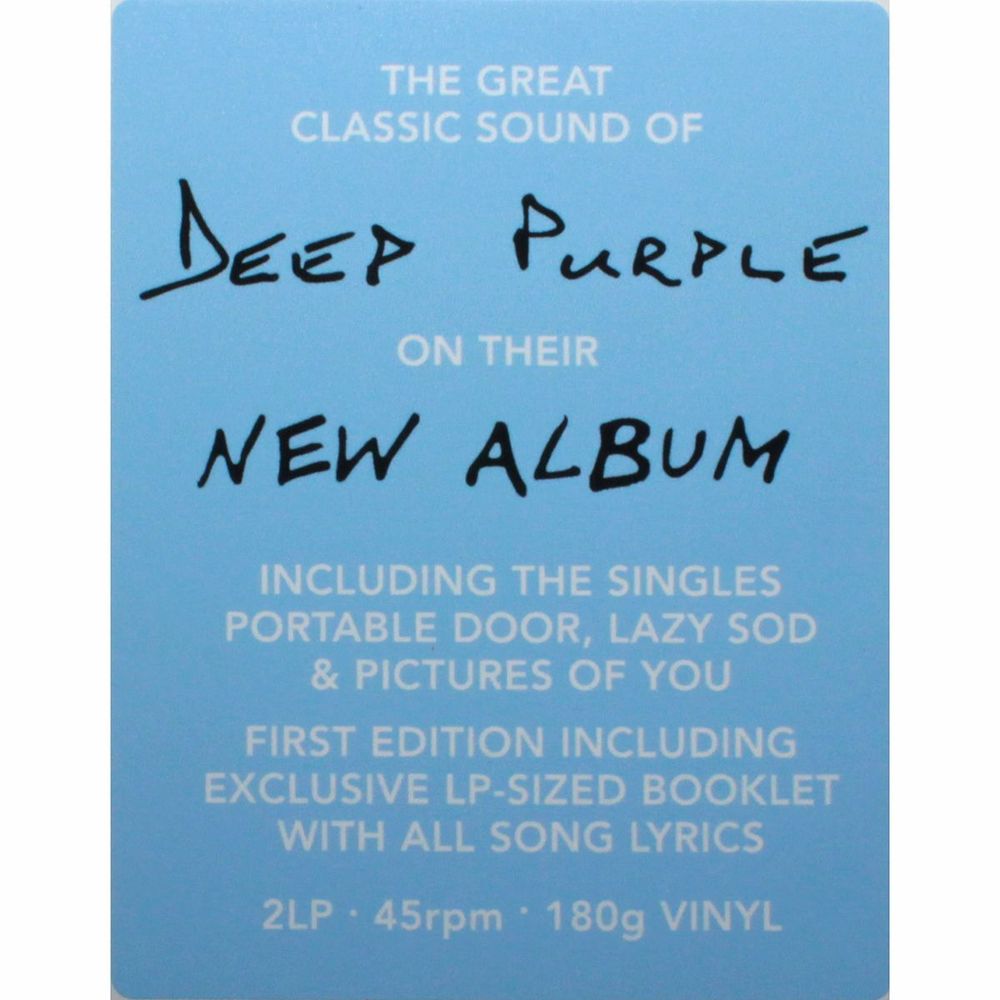 DEEP PURPLE - 1 (2LP) 2024 Новая запечатанная пластинка