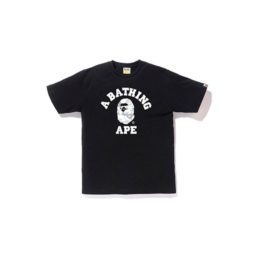 A BATHING APE Space Camo College Tee T