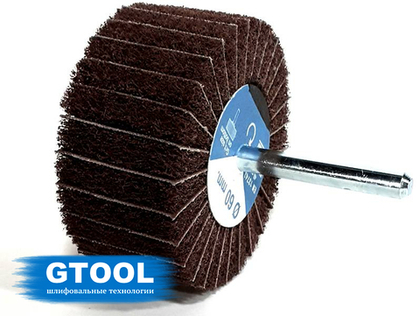 Шлифовальная головка лепестковая комбинированная GTOOL 60х30х6, зерно fine