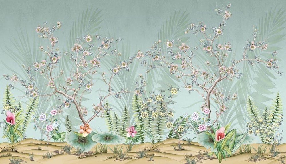 Дизайнерские обои-фрески. Коллекция: Garden, Арт.: AT-009-01.
