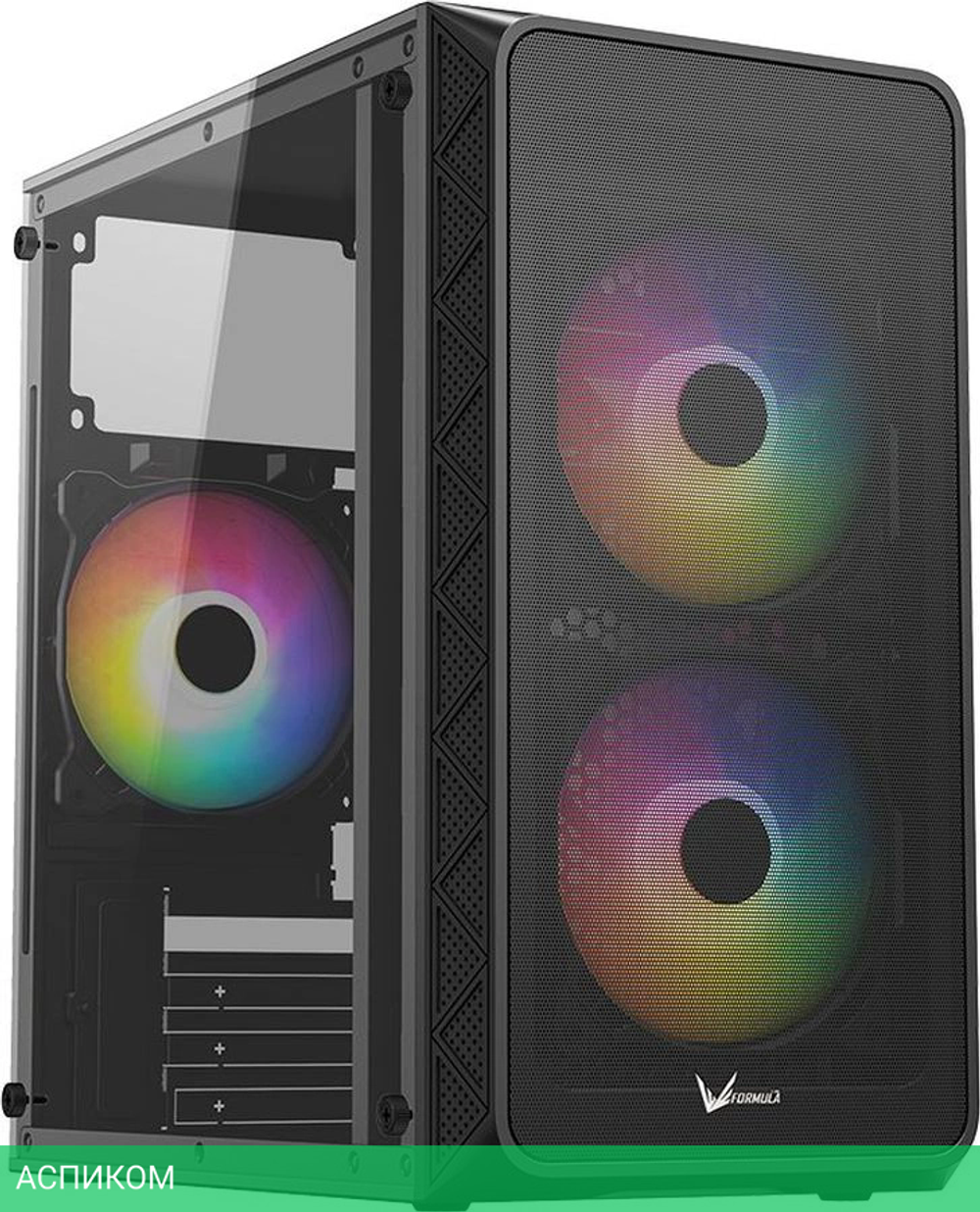 Корпус Formula V Line Air Mesh G4 без БП черный