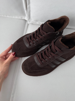 Кеды из натуральной замши