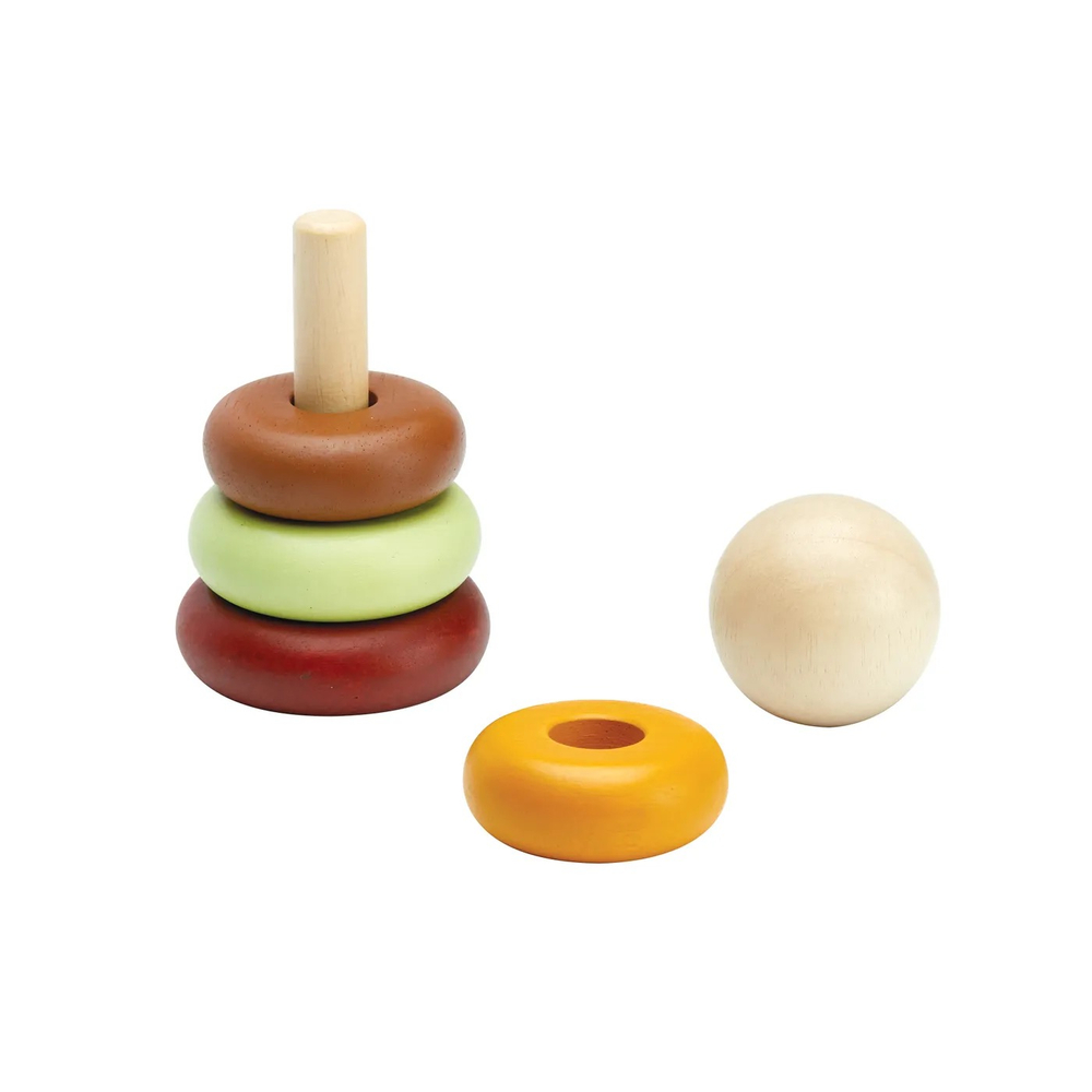 PLAN TOYS Пирамидка "Кольца"