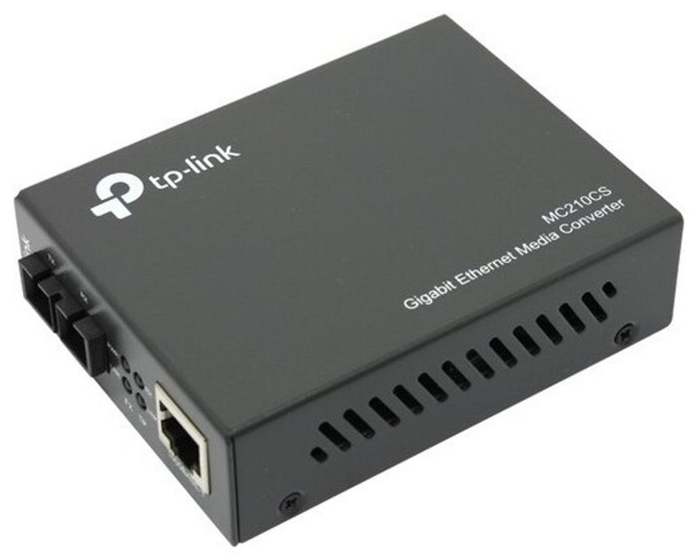 Медиаконвертер TP-LINK MC210CS черный