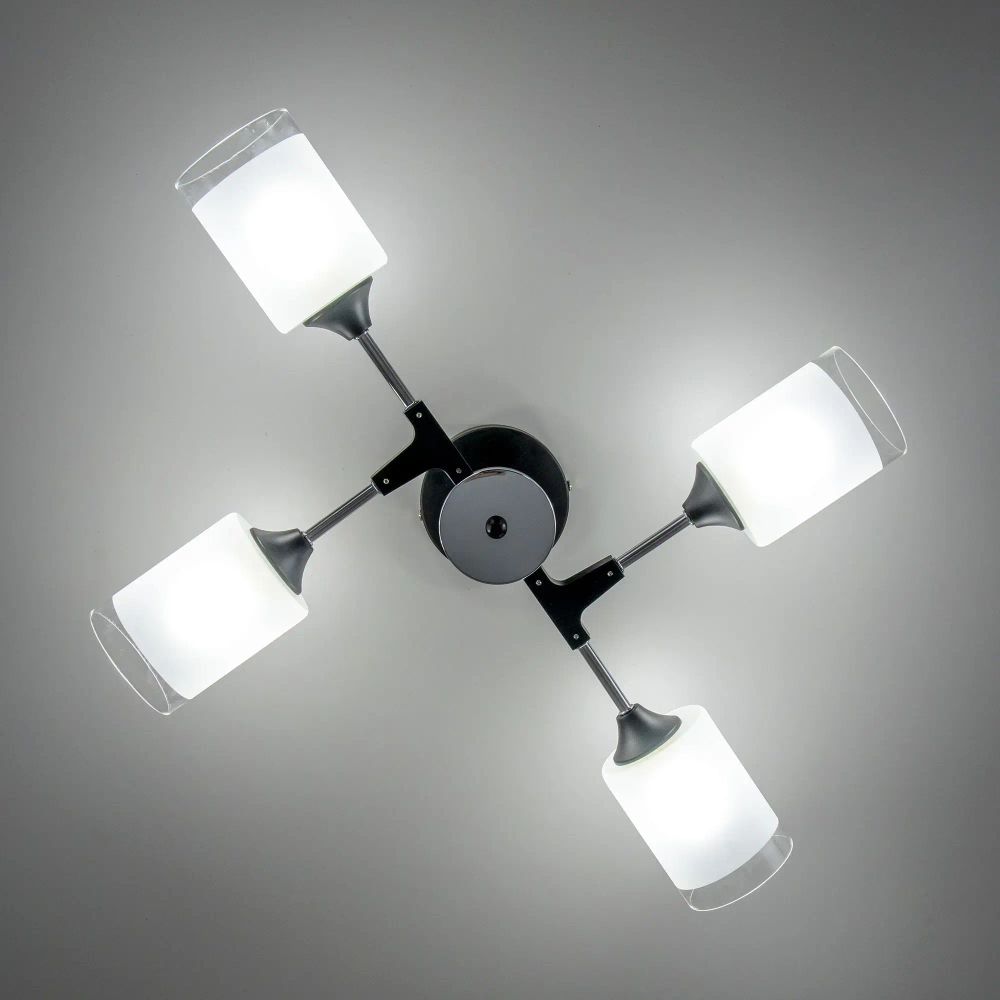 Citilux Эрик CL136145 Люстра потолочная Чёрная