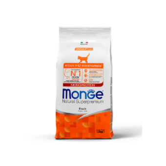 Сухой корм Monge Cat Speciality Line Monoprotein для котят и беременных кошек, из утки 1,5 кг