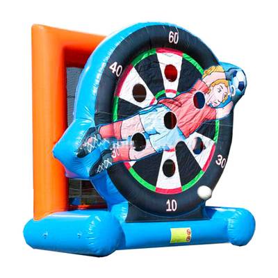 Надувной футбольный дартс «Футболист» на подкачке, диаметр 3 м, размер 3х3х3 м