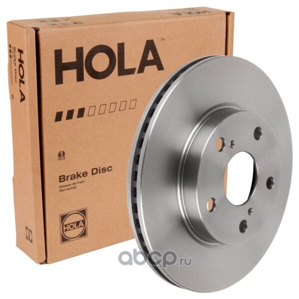 Диск тормозной передний Toyota Corolla E15 (275х22) (HOLA)