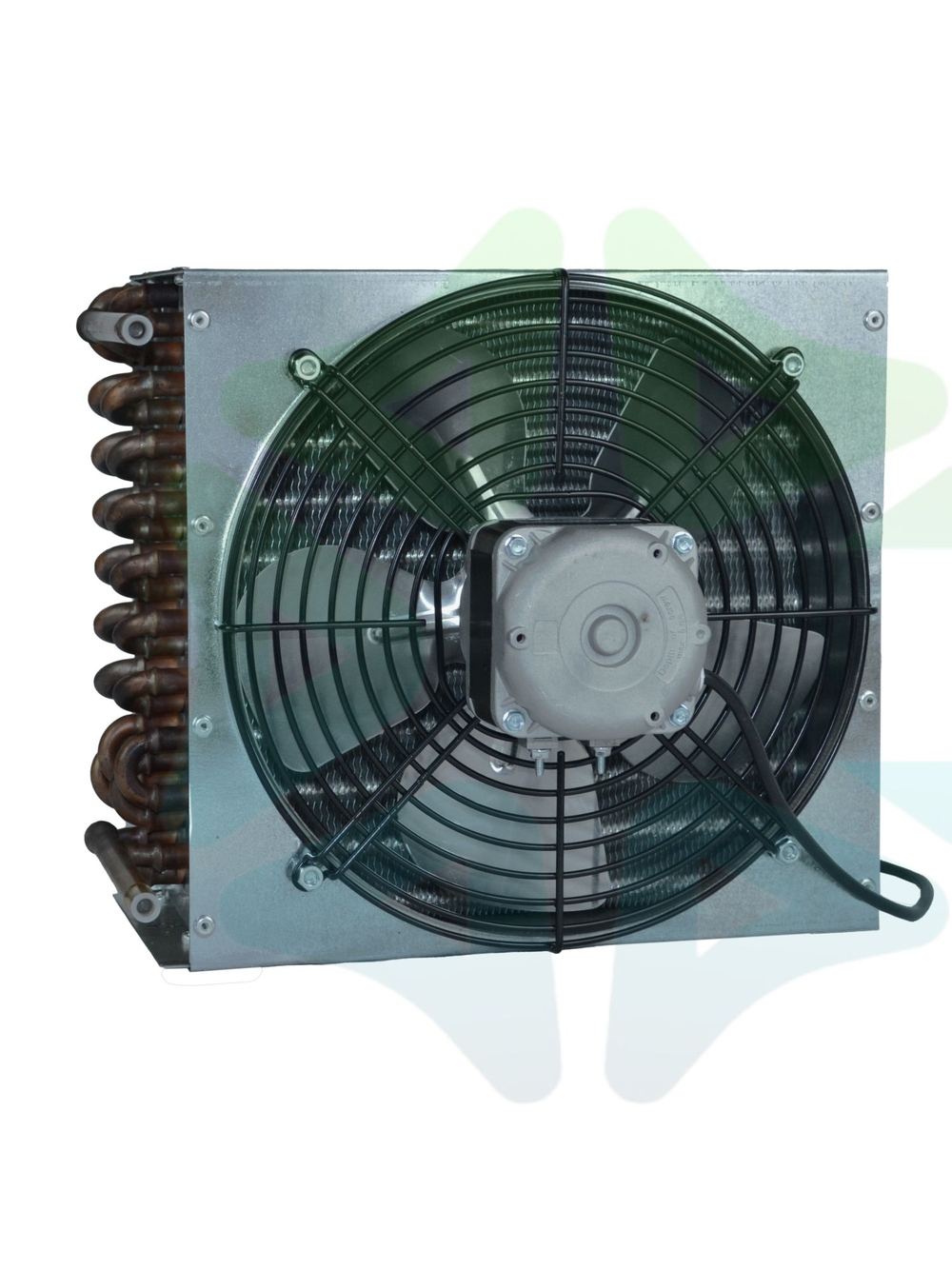 Конденсатор холодильного оборудования GH 2168 c двигателем 16-25 крыльчаткой 254 мм и решеткой