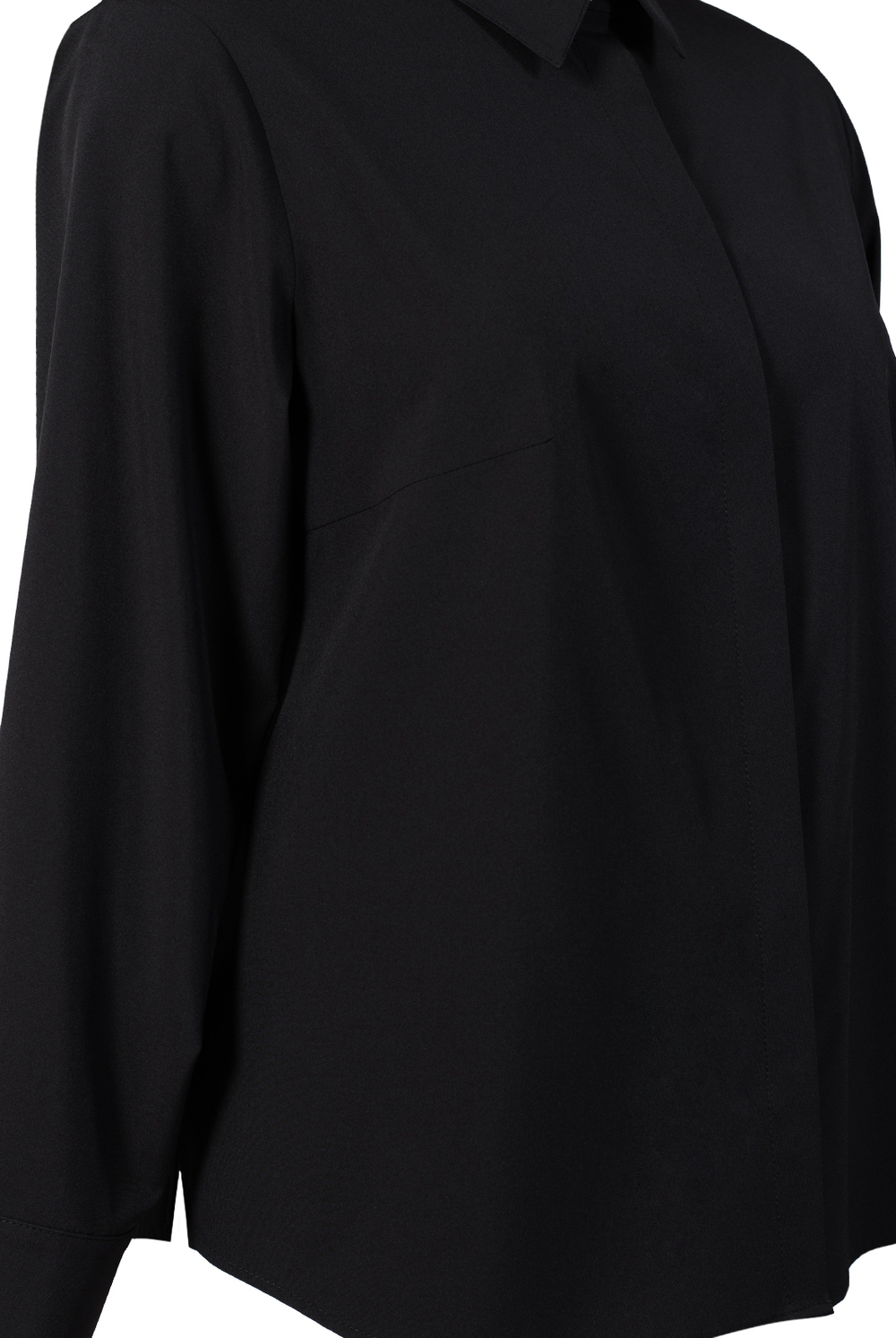 Блузка женская 3724зп, черный #86Ч093724зп