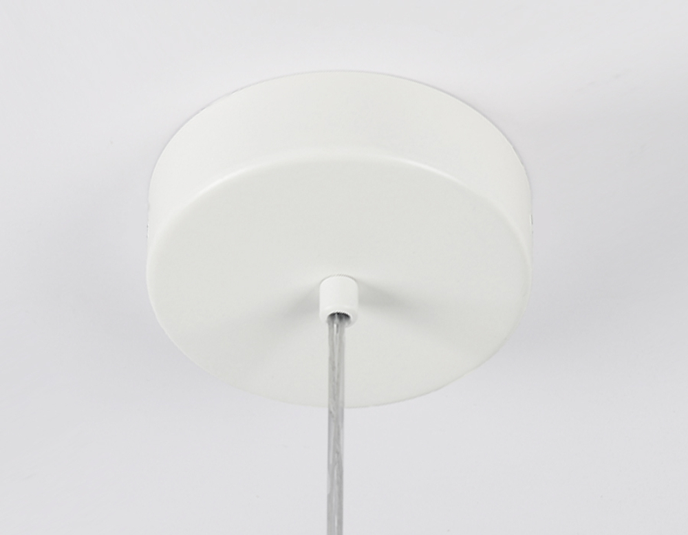 Подвесной светильник с хрусталем TR5042 WH/CL белый/прозрачный E14/1 max 40W 180*180*760