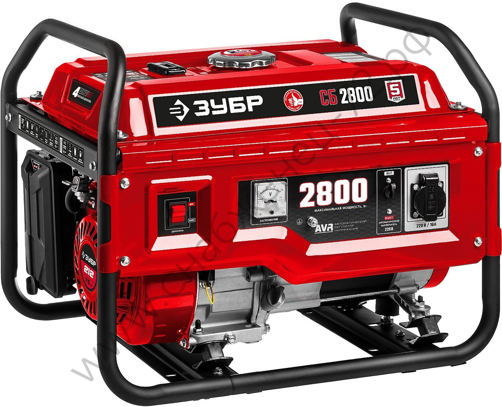 ЗУБР 2800 Вт, бензиновый генератор (СБ-2800)