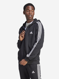 Толстовка мужская ADIDAS M 3S FL FZ HD