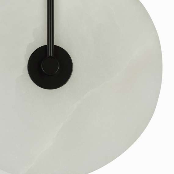 Настенный светильник Sun 28х25 см, белый мрамок