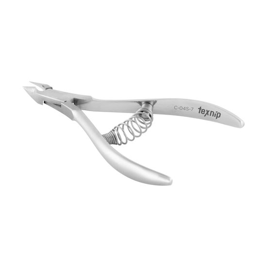 Кусачки для кутикулы TexNip лезвие 7мм. спиральная пружина, C-04S-7