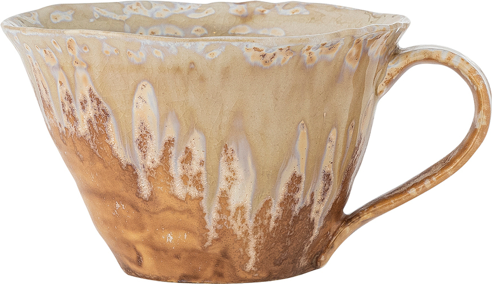 Чашка Bloomingville Milani, 250 мл, каменная керамика, коричневая