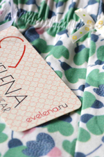 Пижама Dreamwood с совами на майке (Размер: XS) (Цвет: белый с зеленым)