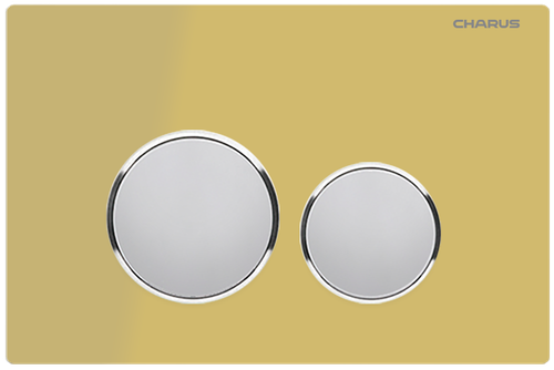 Клавиша для инсталляции CHARUS Bagliore FP.330.YELLOW.10, желтое стекло